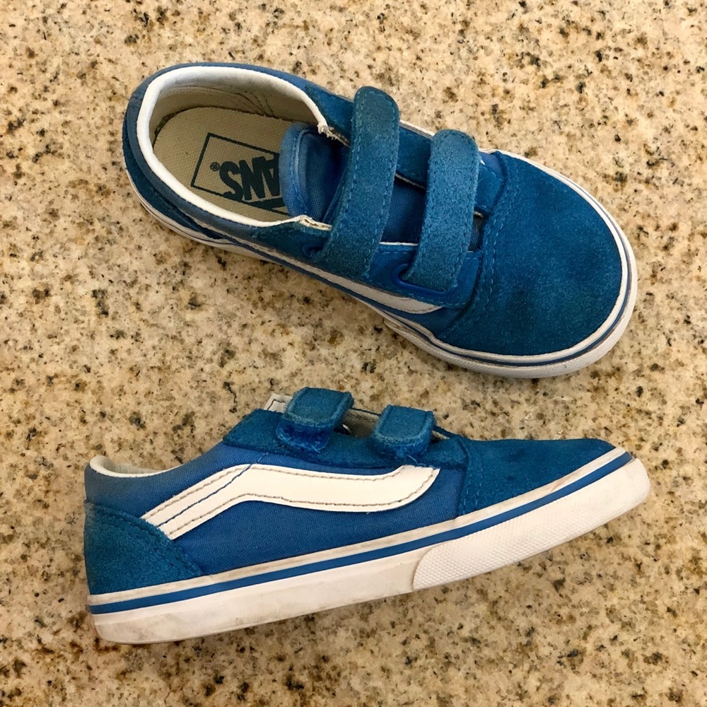 VANS OLD SKOOL V TODDLERS SIZE 9C